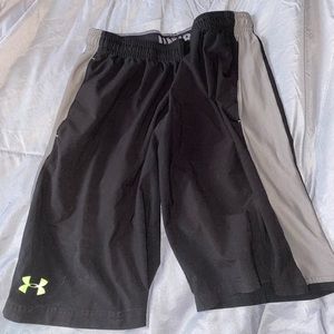 Men’s medium black under armour shorts